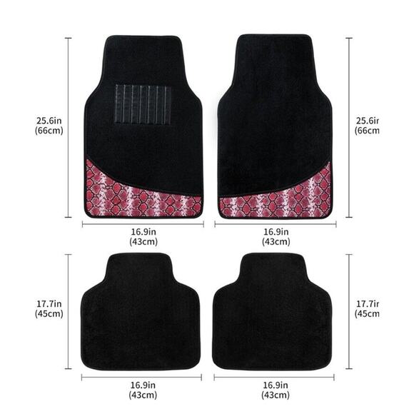 Colinoo CL888-BK Graphic Car Interior Mats Brand New - Picture 3 of 12